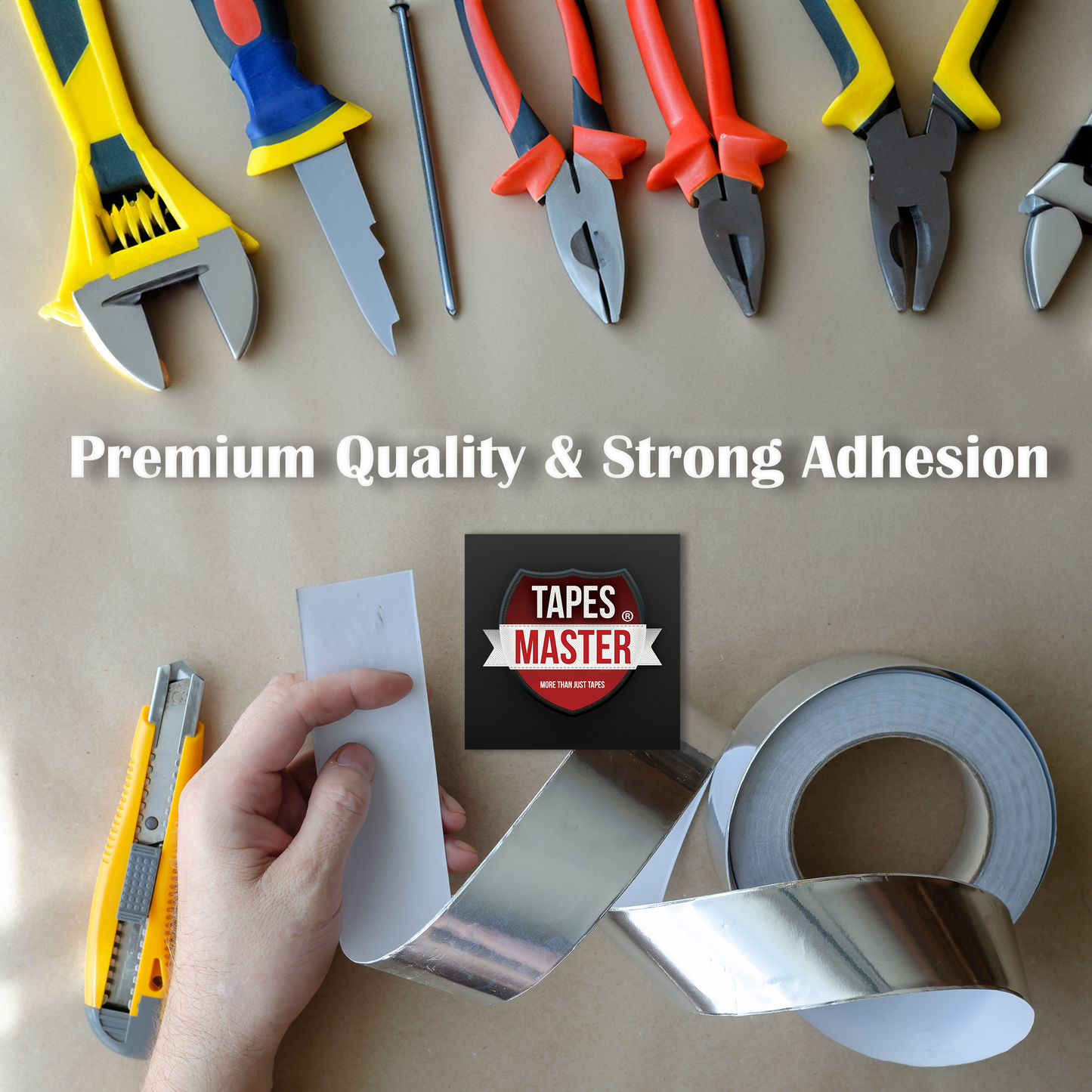 Tapes Master Aluminum Foil Adhesive Tape
