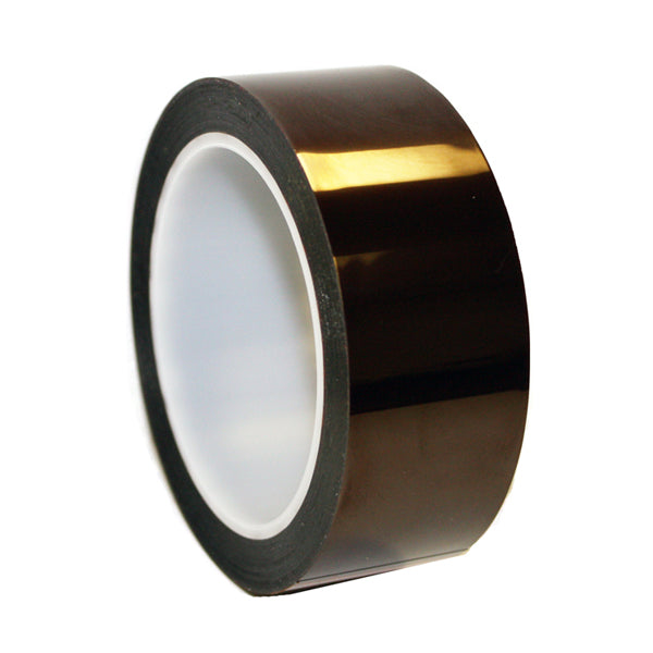 2 Mil Kapton Tape - 1 1/2 x 36 Yds - Tapes Master Polyimide High  Temperature Tape with Silicone Adhesive - 3” Core