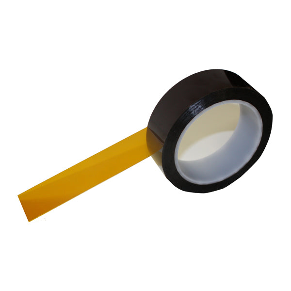 1 1/4" x 36 yds, 2 Mil Polyimide Tape - Polyimide High Temperature Heat Resistant Tape with Silicone Adhesive - No Residue