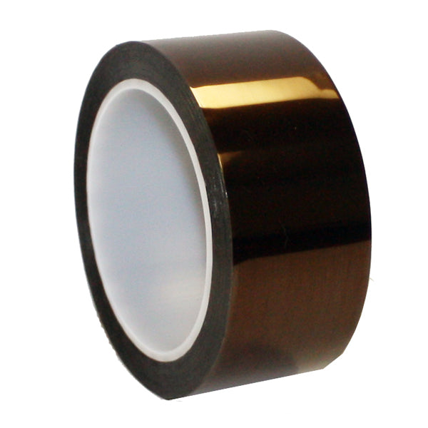 1 3/4" x 36 yds, 2 Mil Polyimide Tape - Polyimide High Temperature Heat Resistant Tape with Silicone Adhesive - No Residue