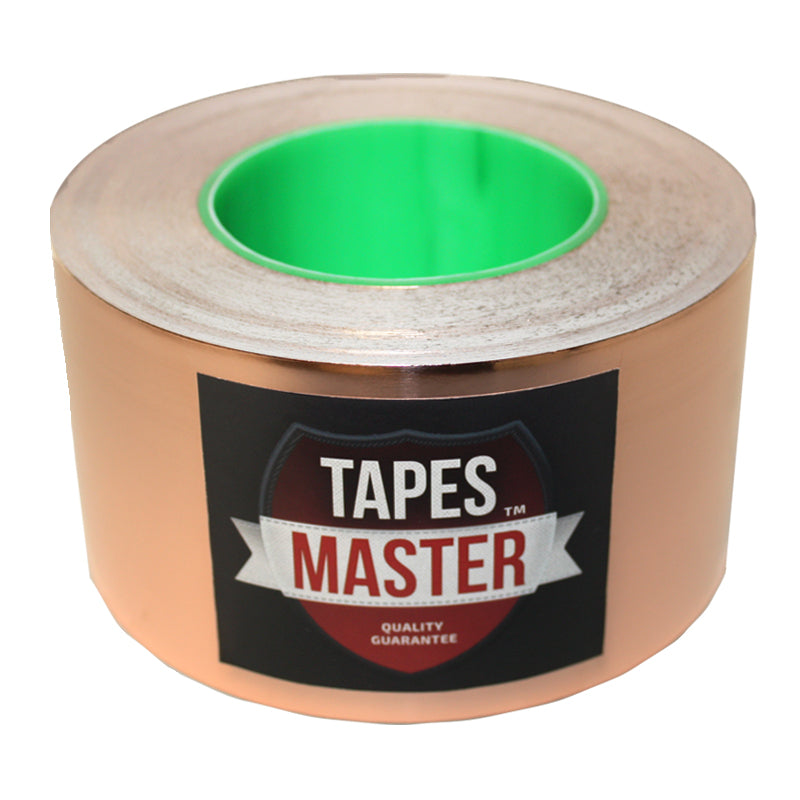 3" x 55 yds - 1 Mil Copper Foil EMI Shielding Conductive Adhesive Tape, Copper Foil Tapes- Tapes Master