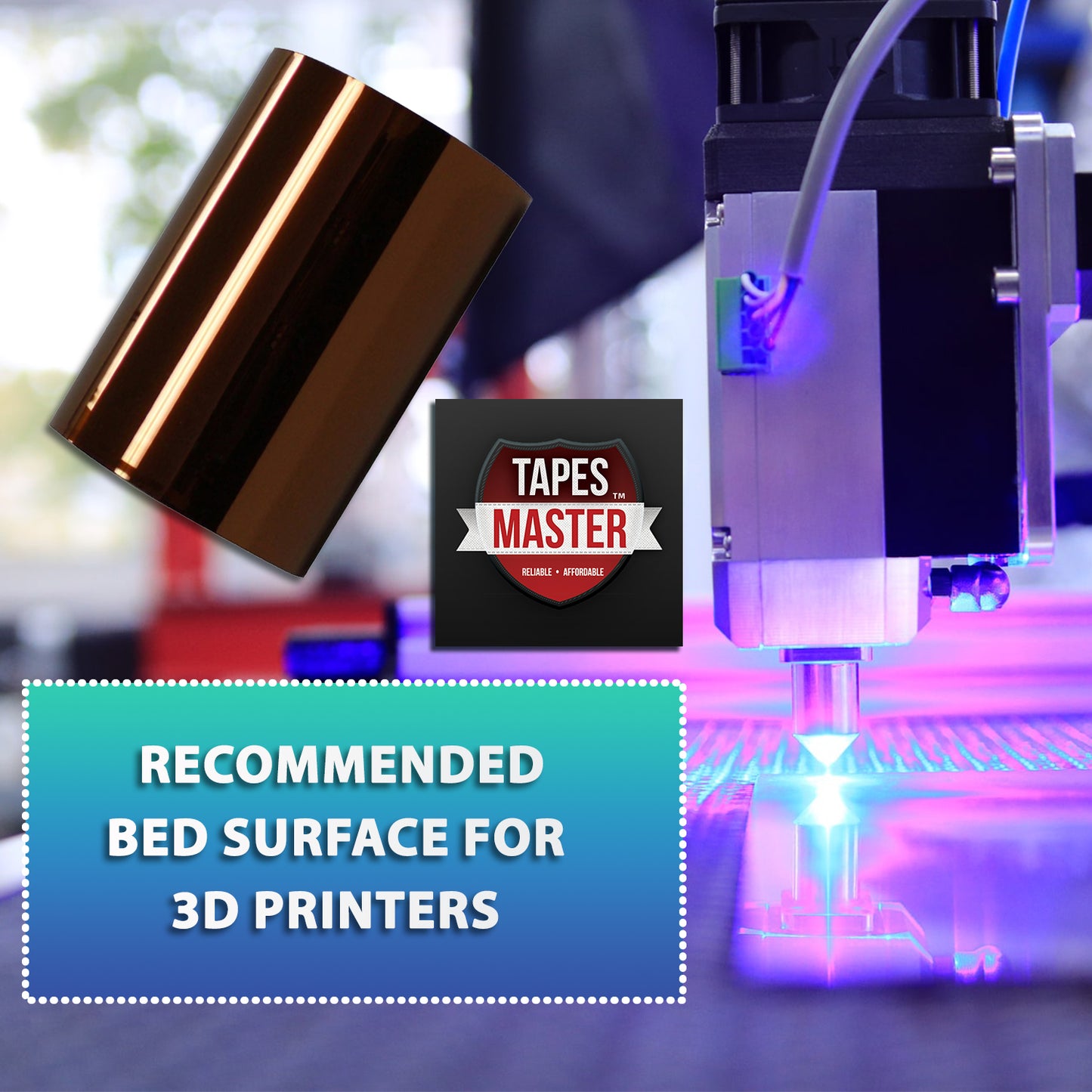 Kapton and ABS adhere to each other very well, therefore is the recommended use of Kapton as a bed surface for 3D printers.