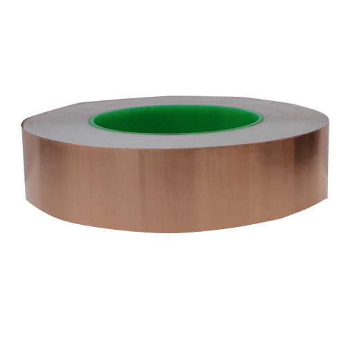 1.5" x 55 yds - 1 Mil Copper Foil EMI Shielding Conductive Adhesive Tape, Copper Foil Tapes- Tapes Master