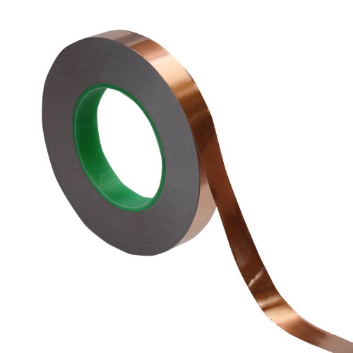3/4" x 55 yds - 1 Mil Copper Foil EMI Shielding Conductive Adhesive Tape, Copper Foil Tapes- Tapes Master